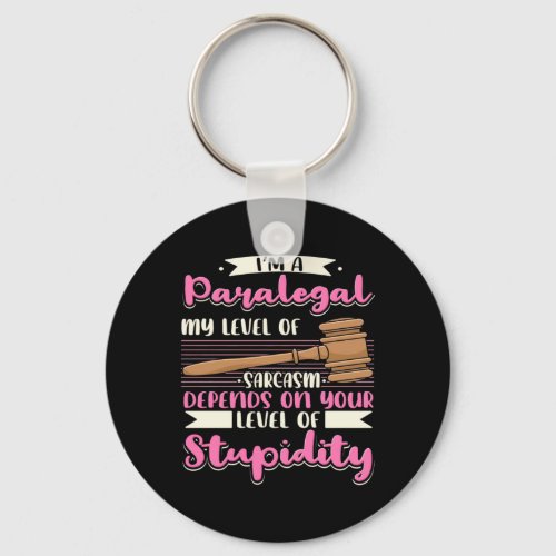 I Am A Paralegal Keychain