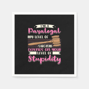 I Am A Paralegal Napkins