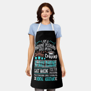 I Am A Patient Pleasing Dentist Appeadsing Coffee Apron