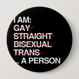 I AM A PERSON - PINBACK BUTTON