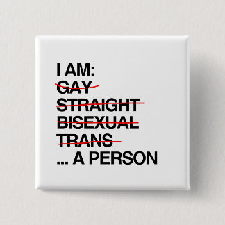 I AM A PERSON PINBACK BUTTON