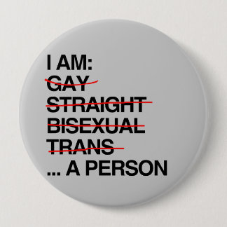 I AM A PERSON PINBACK BUTTON