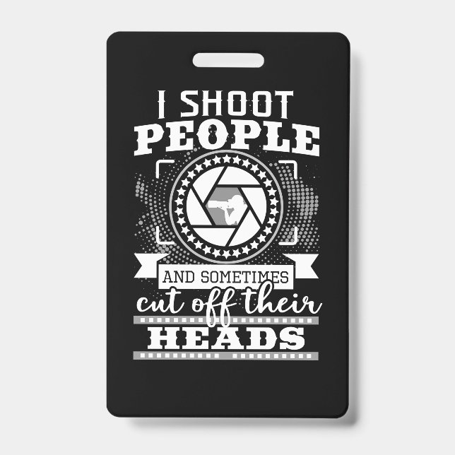 I Am A Photographer Badge (Front)