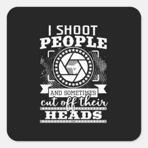 I Am A Photographer Square Sticker