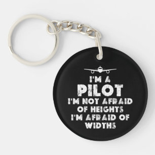 I am a Pilot Funny Keychain