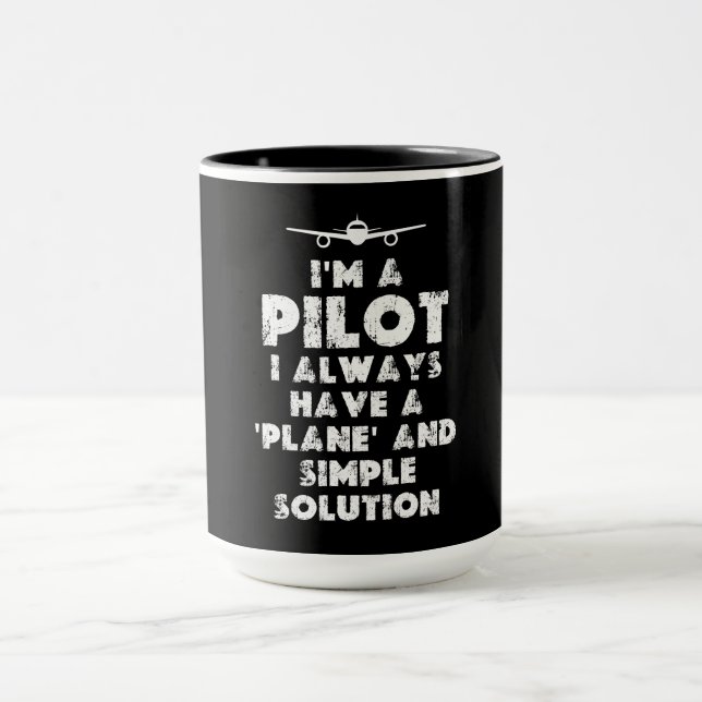 I am a Pilot Funny Mug (Center)