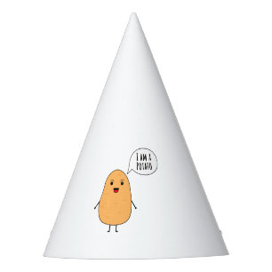 I am a potato party hat