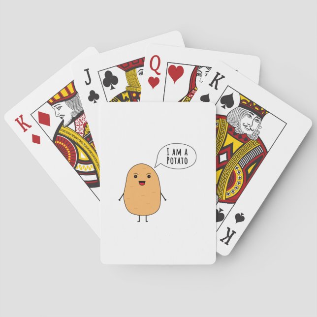 I am a potato poker cards (Back)