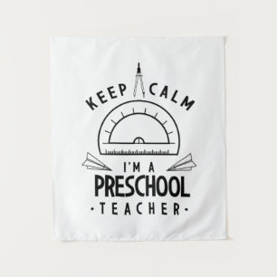 I Am A Preschool Teacher Tapestry