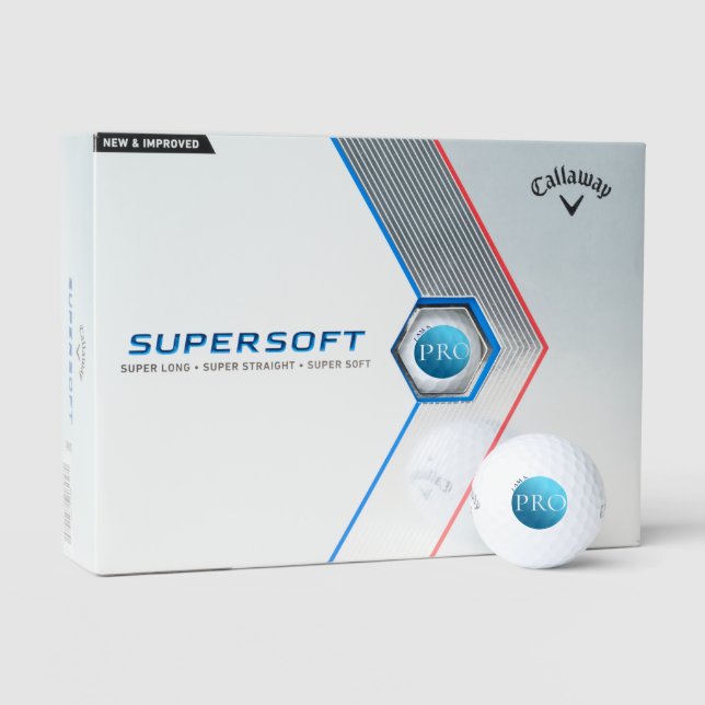  I AM A PRO - Custom Blue Golf Ball (Packaging)