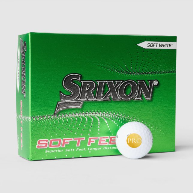 I AM A PRO - Custom Golden Golf Ball (Packaging)
