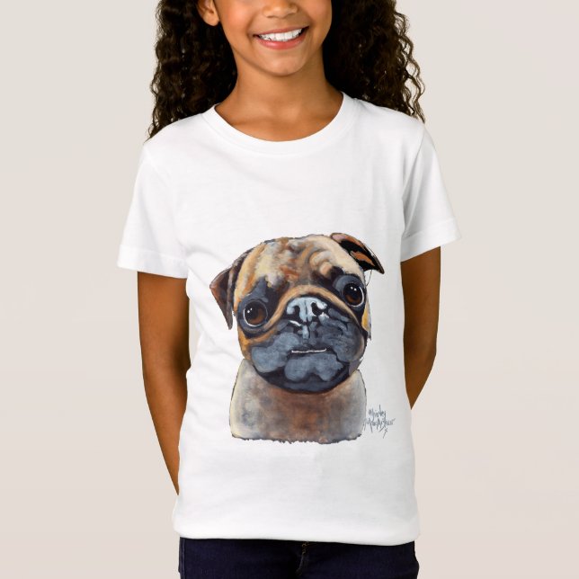 I AM A PUG by Shirley MacArthur T-Shirt (Front)