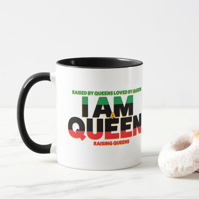 I AM A Queen  Mother Mug (With Donut)