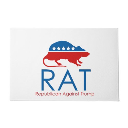 I am a R.A.T: Republican Against Trump   Doormat