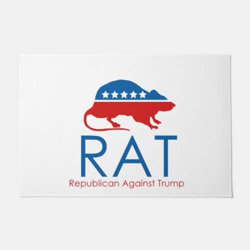 I am a RAT Republican Against Trump   Doormat