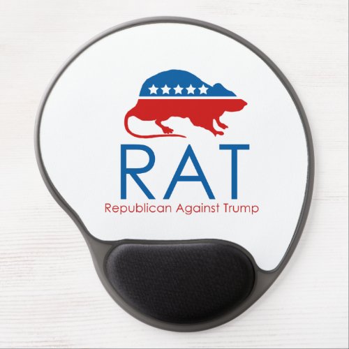 I am a RAT Republican Against Trump Gel Mouse Pad