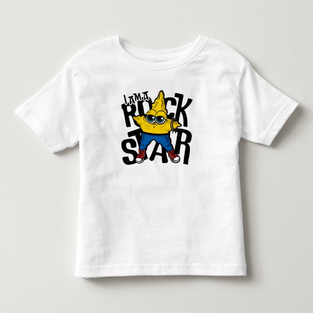 I am a Rock Star Toddler T-shirt (Front)