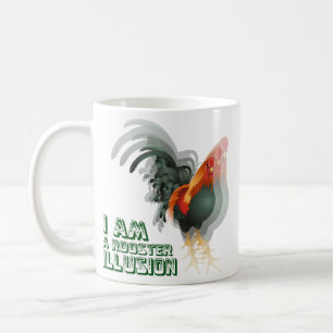 I Am A Rooster Illusion Coffee Mug