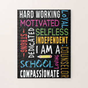 I Am A School Counselor Appreciation Jigsaw Puzzle