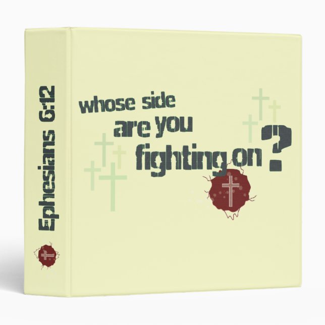 I am a Soldier Christian school/work binder (Front/Spine)