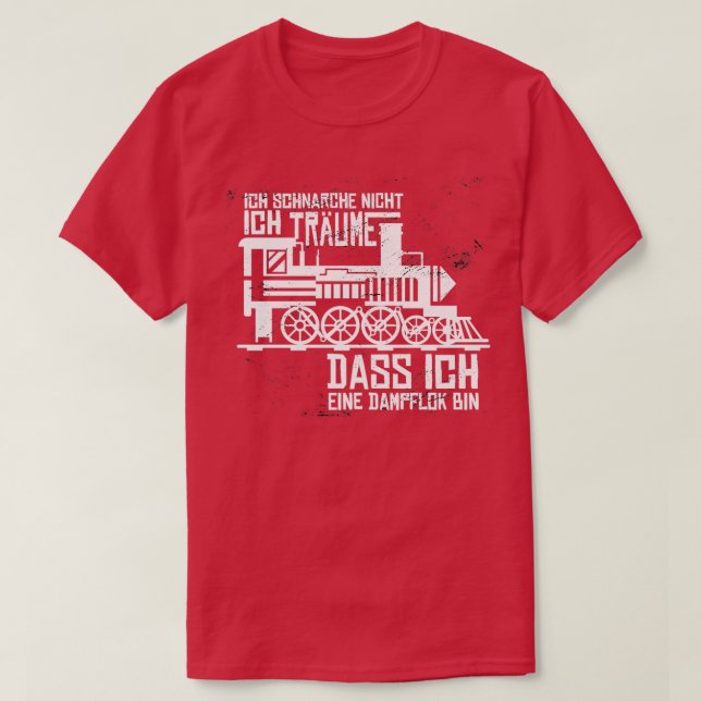 I am A Steam Train Funny Gift T-Shirt (Design Front)