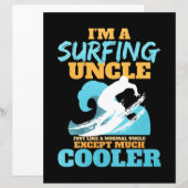 I Am A Surfing Uncle (Front/Back)