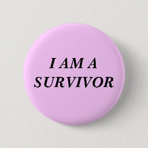 I AM A SURVIVOR BUTTON