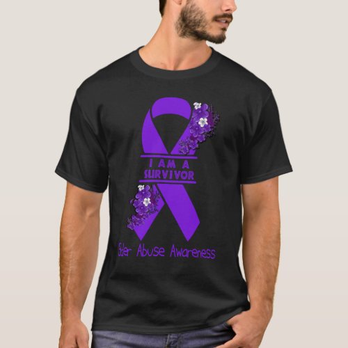 I Am A Survivor Elder Abuse Awareness T_Shirt