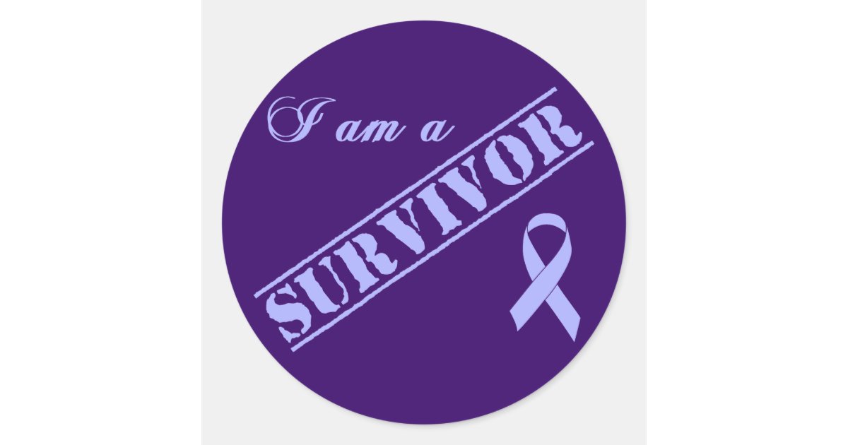 I am a Survivor - Lavender Ribbon General Cancer Classic ...