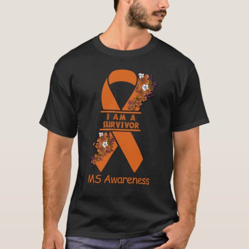 I Am A Survivor MS Awareness T_Shirt