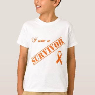 I am a Survivor - Orange Ribbon T-Shirt