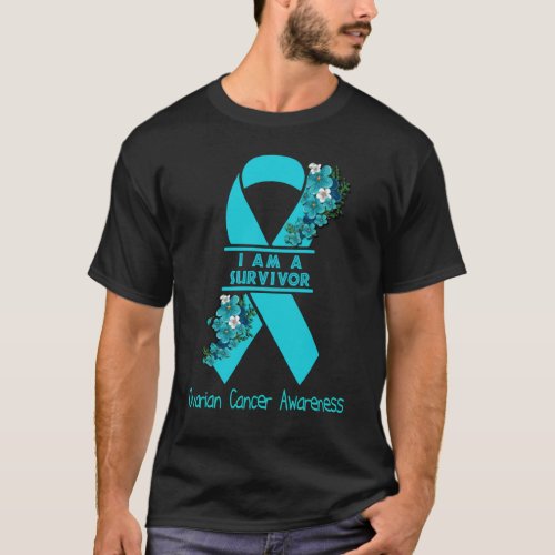 I Am A Survivor Ovarian Cancer Awareness T_Shirt