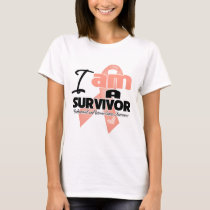 I am a Survivor - Uterine Cancer T-Shirt