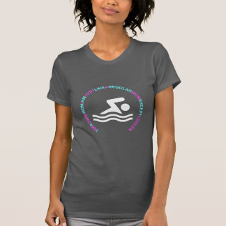 I AM A SWIM MOM LIKE A REGULAR MOM COOLER T-Shirt