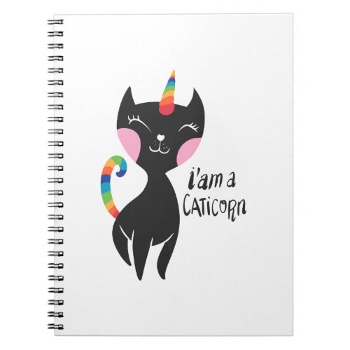 I am a unicorn _ Choose background color Notebook