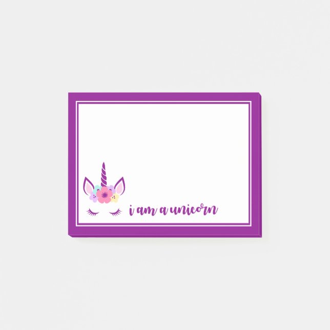 I Am A Unicorn Post-it Notes (Front)