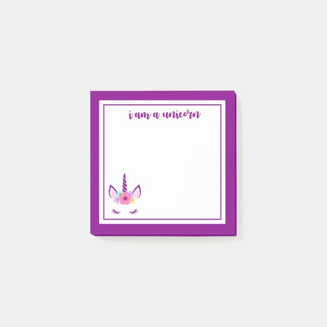 I Am A Unicorn Post-it Notes (Front)