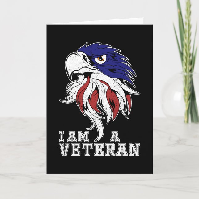I am a Veteran Card (Front)