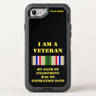 I AM A VETERAN (Desert Storm) OtterBox Defender iPhone SE/8/7 Case