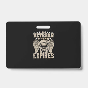 i am a veteran my oath never expires badge