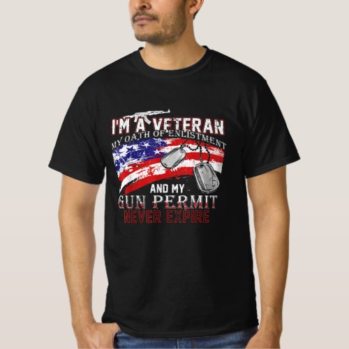 I Am A Veteran My Oath Never Expires T_Shirt