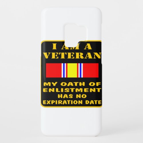 I Am A Veteran My Oath Of Enlistment Has No Expire Case_Mate Samsung Galaxy S9 Case