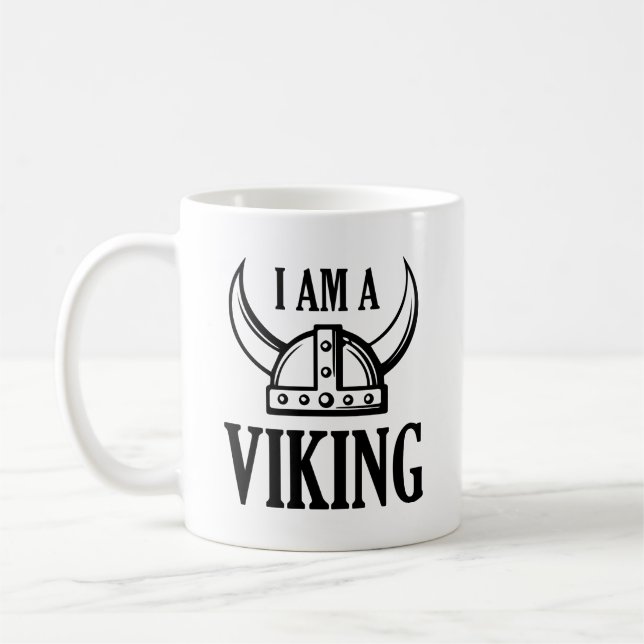I Am A Viking Coffee Mug (Left)