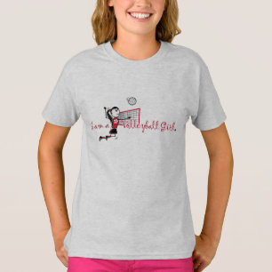 " I am a VOLLEYBALL" Girl T-shirt