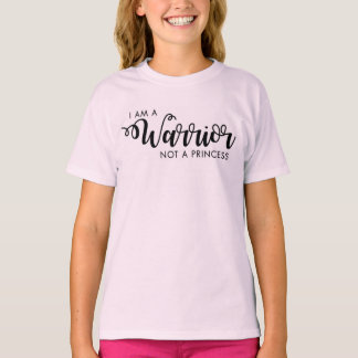 I am a Warrior not a Princess Kid's Shirt