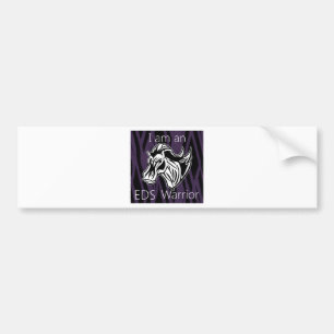 I am a warrior.png bumper sticker