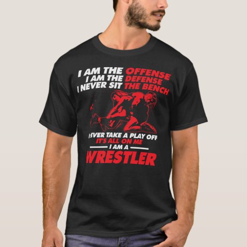 I Am A Wrestler Wrestling Cute Shirt