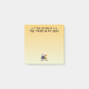 I Am A Writer I Talk to the Voices in My Head Post-it Notes