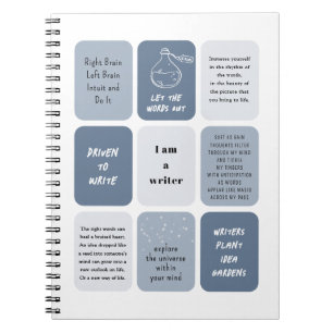 I Am a Writer Motivational Quotes Notebook