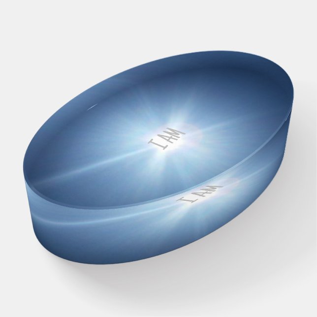 I AM Affirmation Paperweight  (Angled)